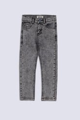 Charcoal Grey Boy's Denim Pant